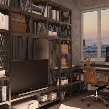 Industrial Style Apartment, Genkina Street